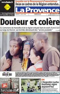 La Provence, du Mercredi 01 Juillet 2009.
