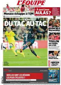 L'Equipe du Lundi 4 Mai 2015