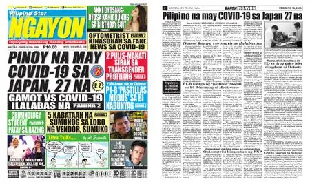 Pilipino Star Ngayon – Pebrero 18, 2020