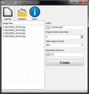 VovSoft Slideshow Creator 1.6 Portable