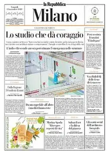 la Repubblica Milano - 13 Novembre 2020