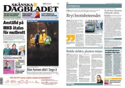 Skånska Dagbladet – 13 februari 2019