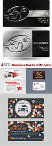 Vectors - Business Cards with Cars