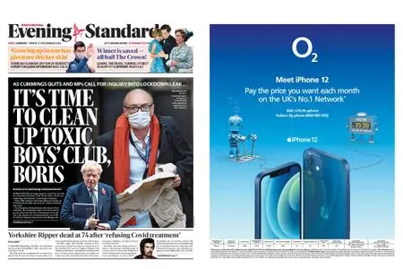 London Evening Standard – November 13, 2020