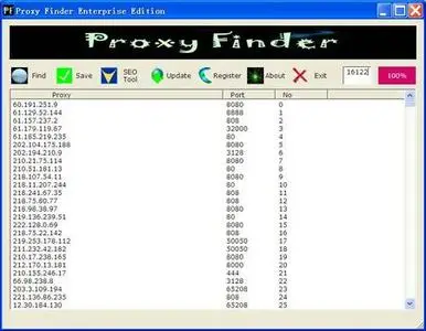 Proxy Finder Enterprise v2.0