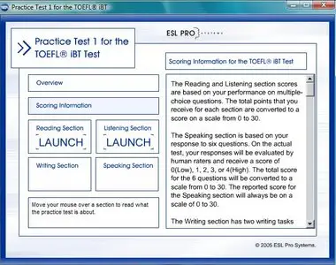 toefl ibt practice test online