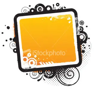 Vector Grunge frame2