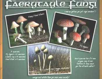 Woodland Props - FaeryTayle Fungus