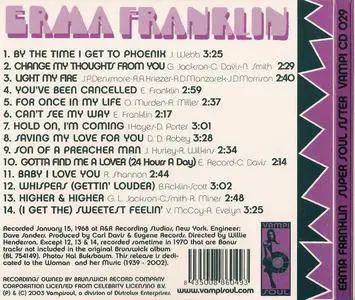 Erma Franklin - Super Soul Sister (1968) {Vampi Soul VAMPI CD 029 rel 2003}