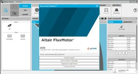 Altair FluxMotor 2020.0.0