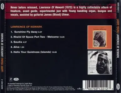 Larry Young - Lawrence Of Newark (1973) {Castle Music 06076 81221-2 rel 2002}