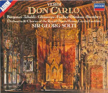 Verdi: Don Carlos - Bergonzi, Tebaldi, Ghiaurov, Fischer-Dieskau [Solti] [3 CD] 