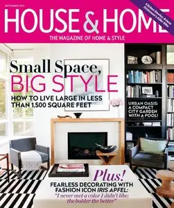 House & Home - September 2015