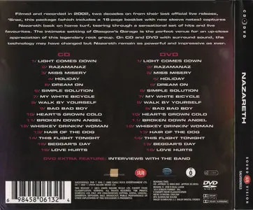 Nazareth - Homecoming. The Greatest Hits Live in Glasgow (2002) [2013, SALVOSVX013]