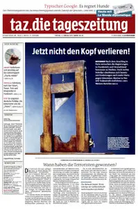 Tageszeitung TAZ vom 09 Januar 2015