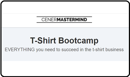 Justin Cener - T-Shirt Bootcamp (2016)