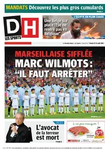 La Derniere Heure Les Sports – Vendredi 16 Août 2013