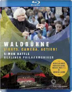 Sir Simon Rattle, Berliner Philharmoniker - Waldbuhne: Lights, Camera, Action! (2015) [Blu-Ray]