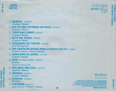 Caetano Veloso - Cores, Nomes (1982) {Philips 838 464-2 rel 1989}