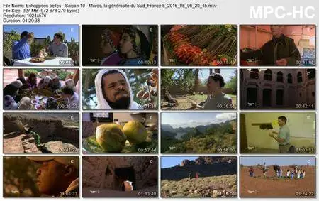 (Fr5) Échappées belles - Maroc, la générosité du Sud (2016)