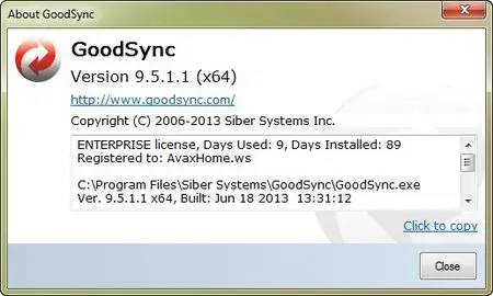 GoodSync Enterprise 9.5.1.1