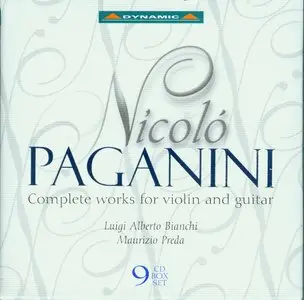 Paganini - Complete Works For Violin And Guitar: Box Set 9CDs (2004)