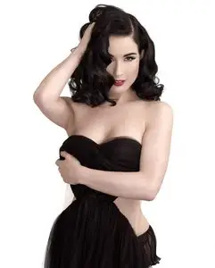 Dita Von Teese by Albert Sanchez for ELLE Men China December 2012