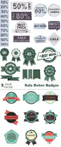 Vectors - Retro Sale Badges