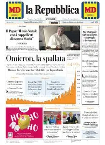 la Repubblica - 24 Dicembre 2021