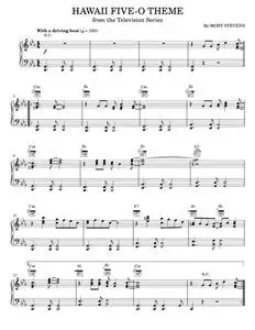 Hawaii Five-O Theme - TV Theme Song, The Ventures (Piano-Vocal-Guitar)