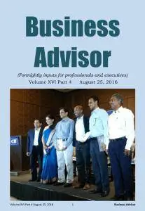 Business Advisor - 25 August 2016