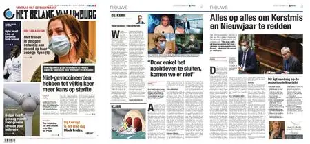 Het Belang van Limburg – 26. november 2021