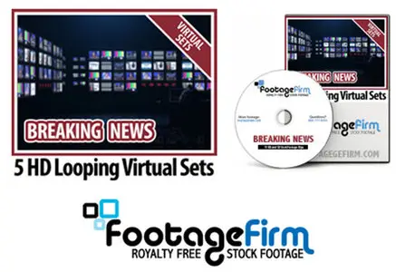 Footage Firm: Breaking News Virtual Set