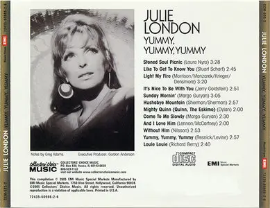 Julie London - Yummy, Yummy, Yummy (2005, Collectors Choice # CCM-533-2)