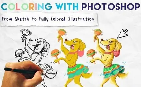 Coloring With Photoshop: From Sketch to Fully Colored Illustration