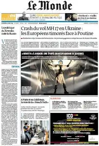 Le Monde du Mercredi, 23. Juillet 2014