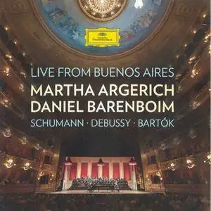 Martha Argerich, Daniel Barenboim - Live from Buenos Aires: Schumann, Debussy, Bartók (2016)