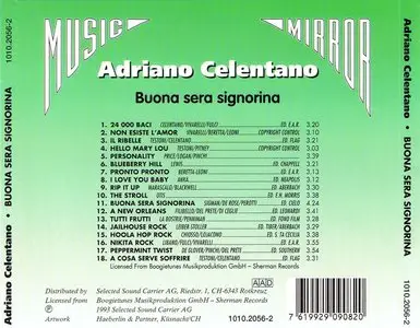 Adriano Celentano – Buona sera, signorina (1993)
