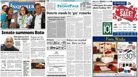 Philippine Daily Inquirer – August 12, 2016