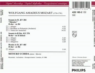 Mitsuko Uchida - Mozart: Piano Sonatas KV. 284 & 570; Rondo KV. 485 (1987)