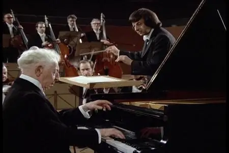 Artur Rubinstein, André Previn, London Symphony Orchestra - Piano Concertos: Grieg, Chopin, Saint-Saëns (2006/1975)