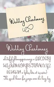 Wedding Chardonnay Font