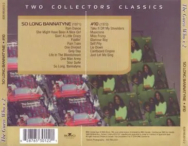 The Guess Who - So Long, Bannatyne `71 & #10 `73 (2004)