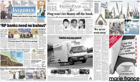 Philippine Daily Inquirer – October 03, 2008