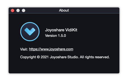 Joyoshare VidiKit 1.5.0 macOS