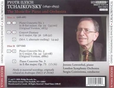 Jerome Lowenthal - Tchaikovsky: The Music for Piano & Orchestra (2009)