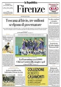 la Repubblica Firenze - 20 Settembre 2020