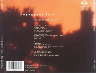 Porcupine Tree - On The Sunday Of Life... (1992)