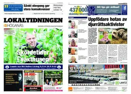 Lokaltidningen Höganäs – 28 april 2018