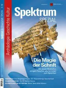 Spektrum der Wissenschaft Spezial Archäologie Geschichte Kultur - Nr.3 2016